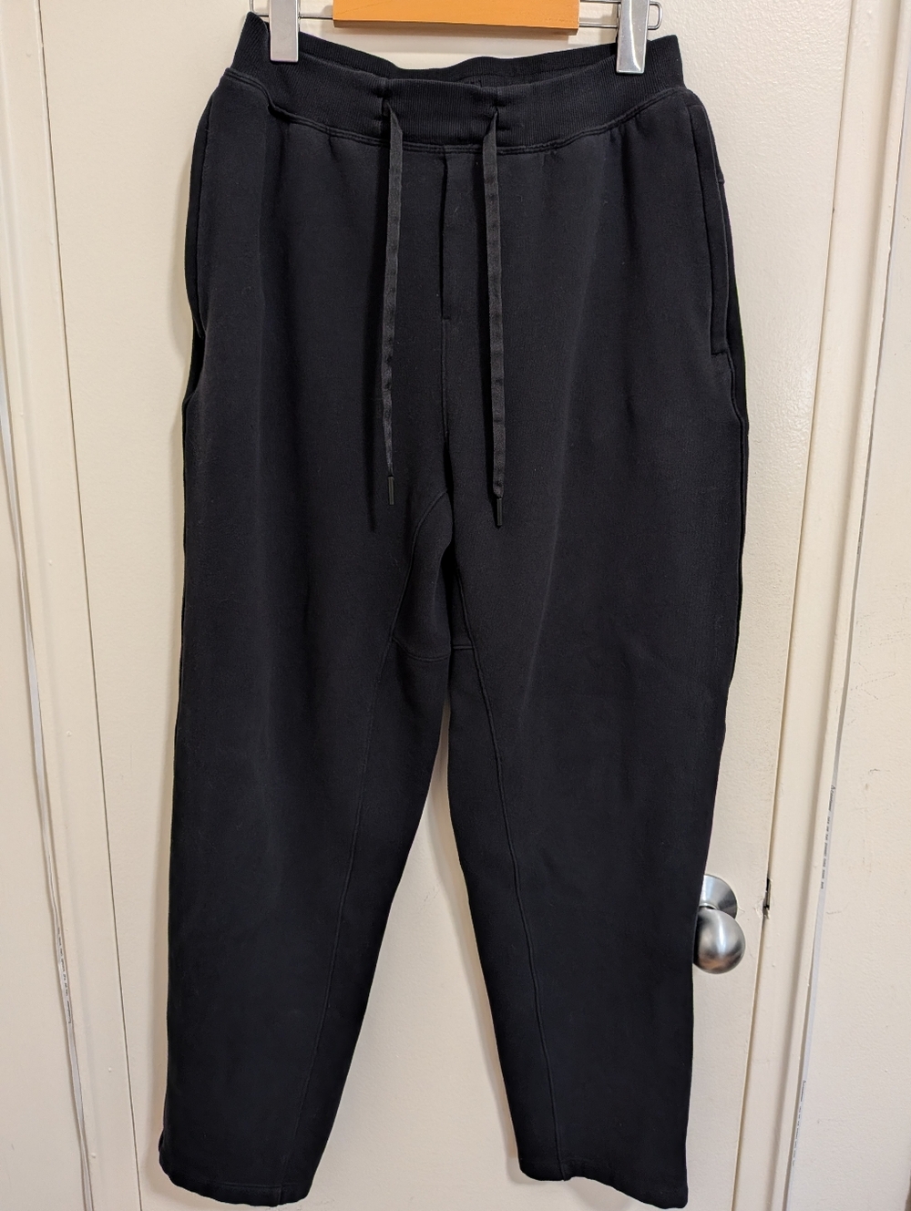 Lululemon Black Steady State Relaxed Fit Sweatpants LM5AZ5S Size XS